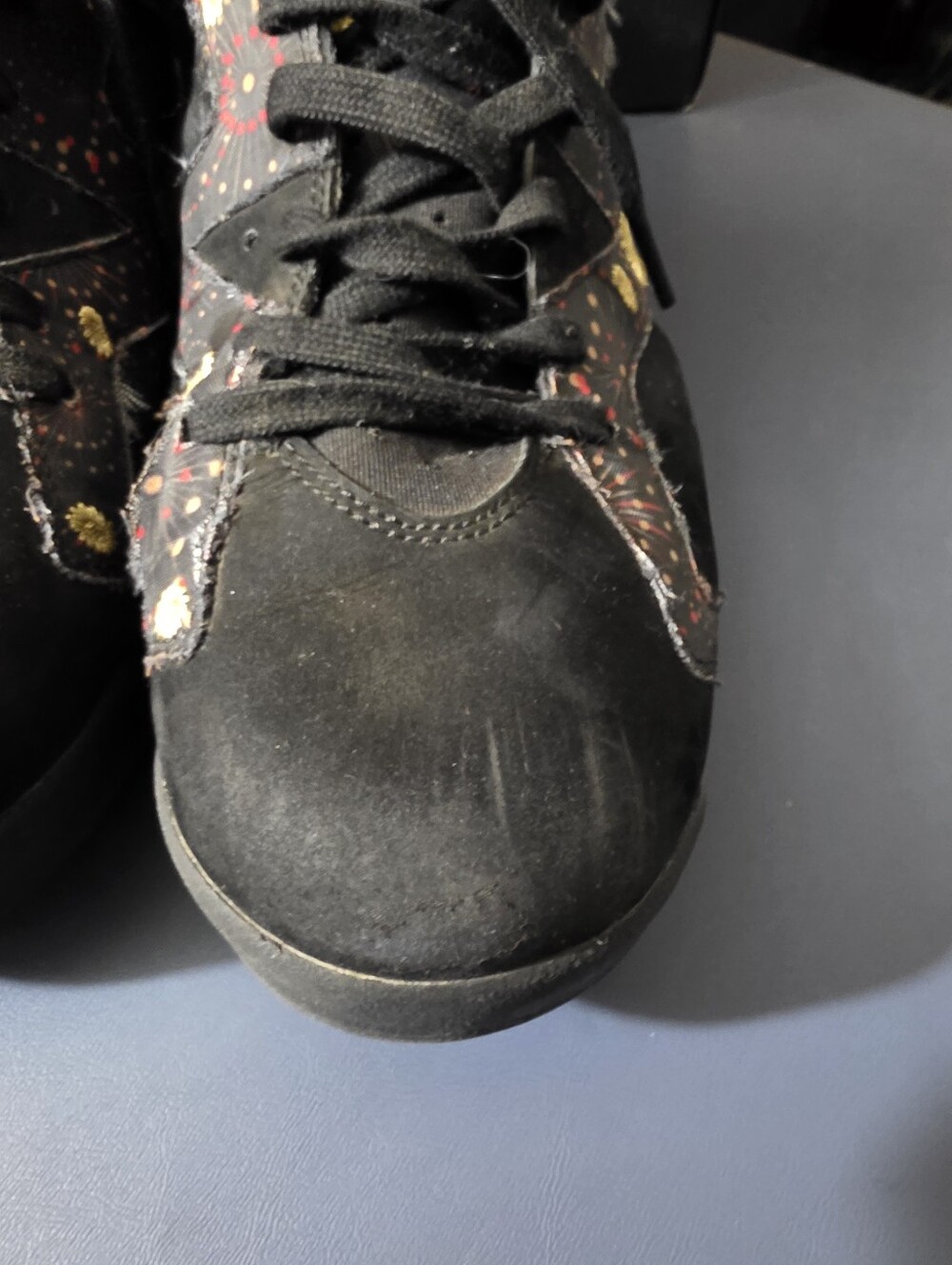 Jordan 6 "Chinese New Year, Size 11m. Pre-owned, Black High-Top Sneakers - Picture 12 of 13